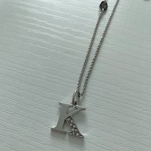 Juicy Couture K Silver necklace